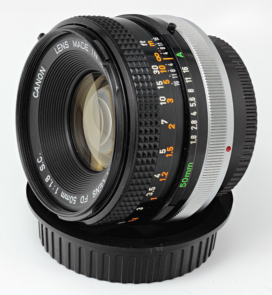 Canon FD 50mm f/1.8, representative image